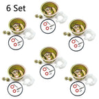 Set of 6 Carburetor Kits for Honda GX240 GX270 GX340 GX390