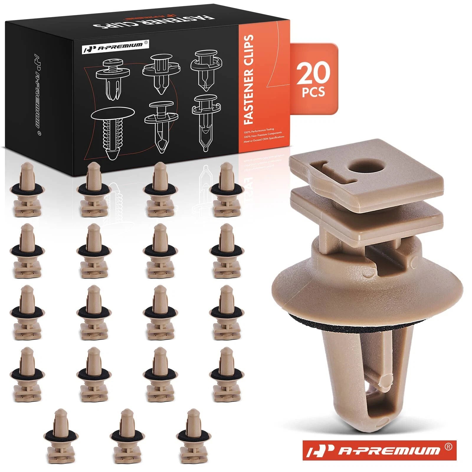 Set of 20 Sill & Door Entrance Sealer Clips for BMW