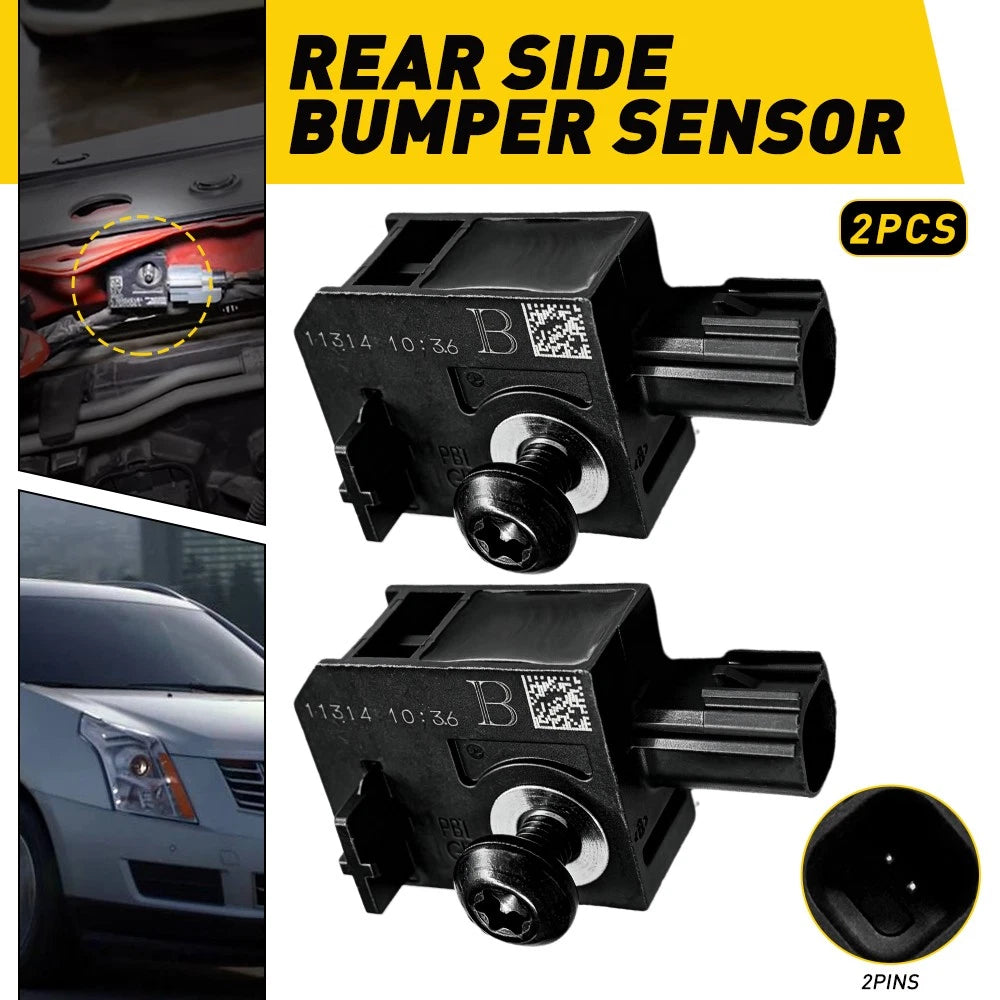 2X Rear Side Bumper Sensor 13504470 for Chevrolet Traverse (2011–2016) GMC Acadia (2011–2016)
