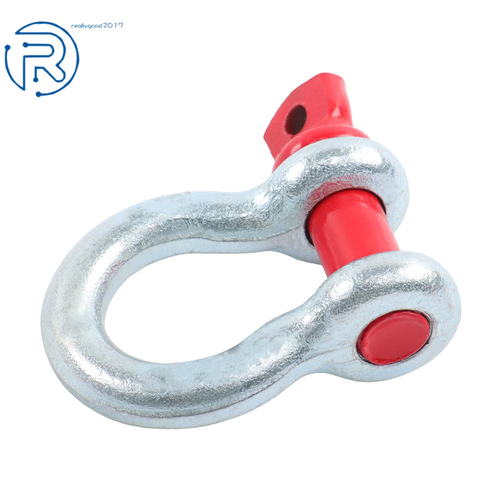10 Pcs 1/2'' D Ring Anchor Shackles WLL 2T Galvanized Screw Pin Clevis