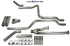 2.5" Dual Exhaust Kit Y Pipe for Toyota Tundra (2014–2021) Chrome Tip