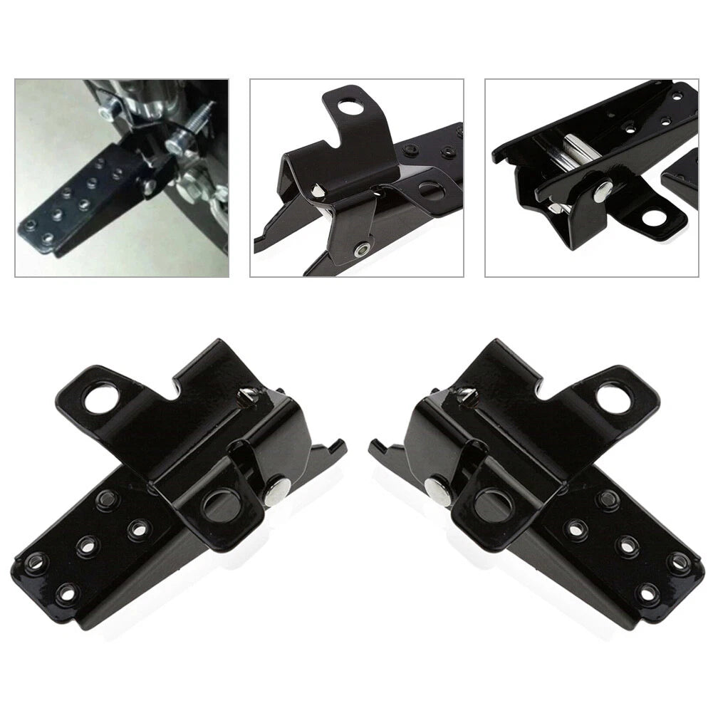 2X Motorcycle Passenger Foot Pegs for 24-38mm (Universal Fit)