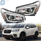 Set of 2 Headlight Halogen LED for Subaru Forester (2019–2020)