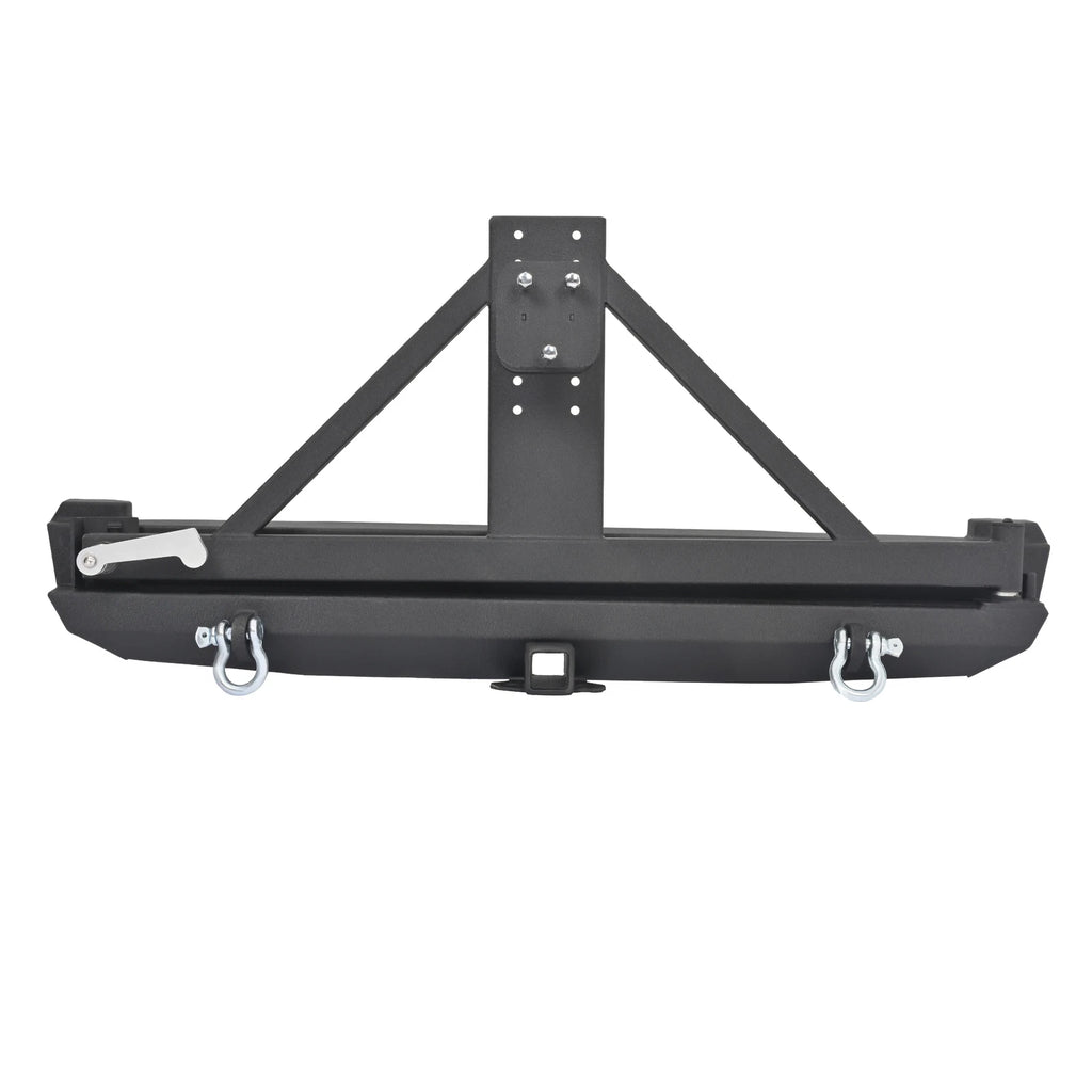 Rear Bumper & Adjustable Tire Carrier for Jeep Cherokee XJ (1984–2001)
