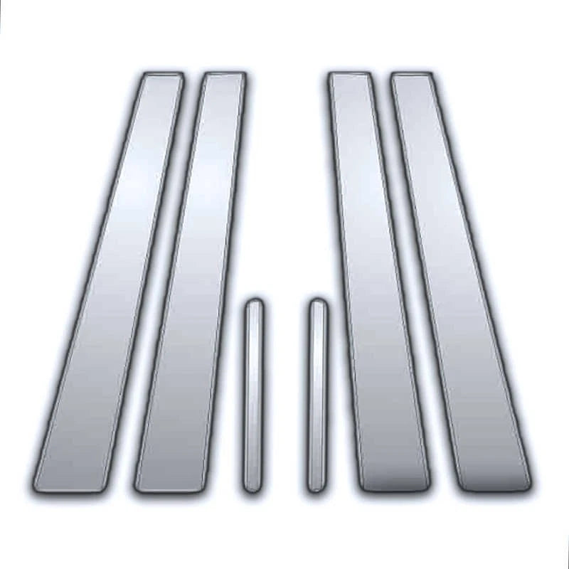 6Pc Chrome Pillar Post Covers Replacement for Toyota Avalon (1999–2004)