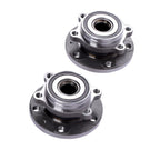 Set of 2 Front Wheel Hub & Bearing Assembly for Volkswagen Audi