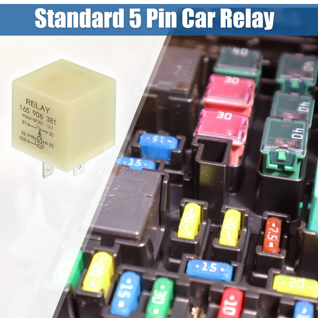 5 Pin Solenoid Relay No.165906381 DC 12V 40A for Audi A4 (1999–2001)