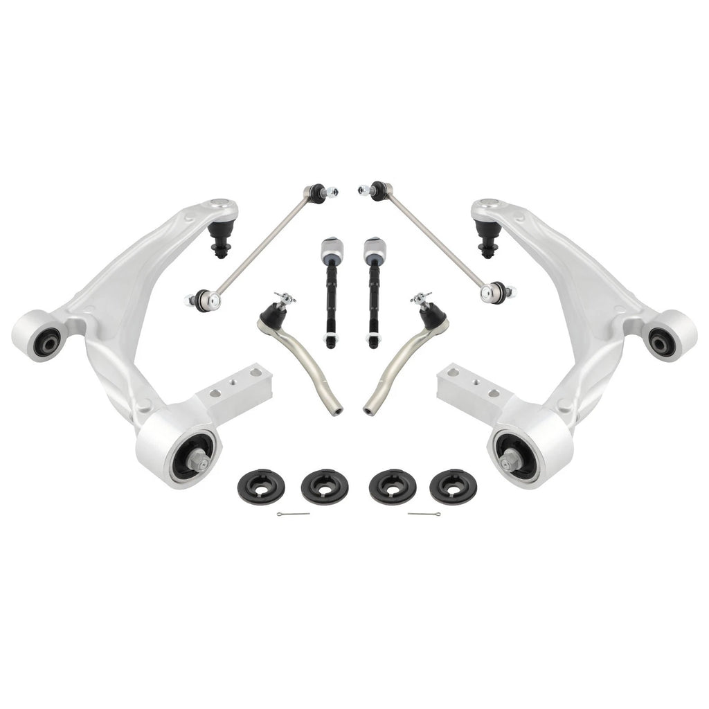 Front Control Arm Ball Joint, Tie Rod End, Sway Bar Link Kit for Honda 2009–2015