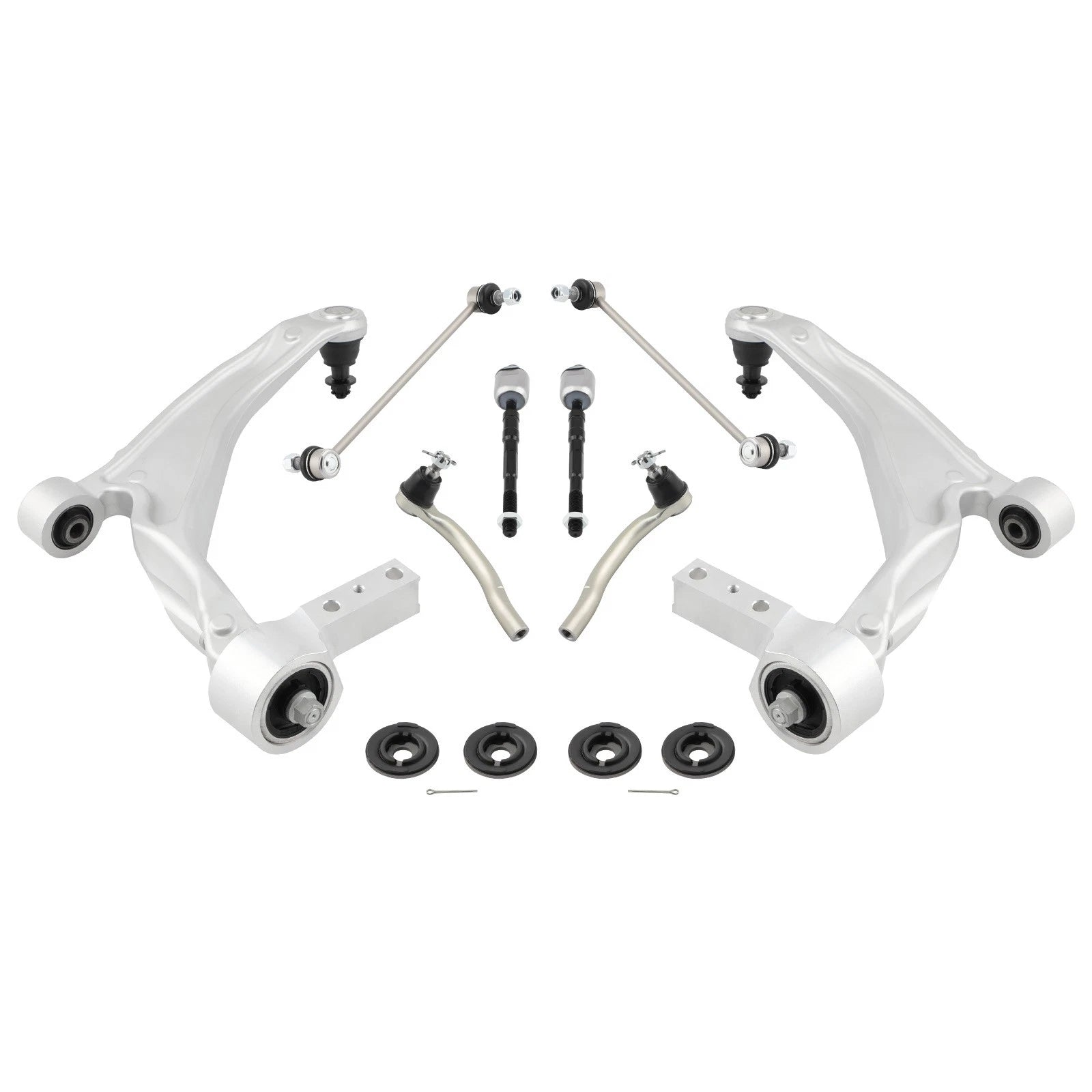 Front Control Arm Ball Joint, Tie Rod End, Sway Bar Link Kit for Honda 2009–2015