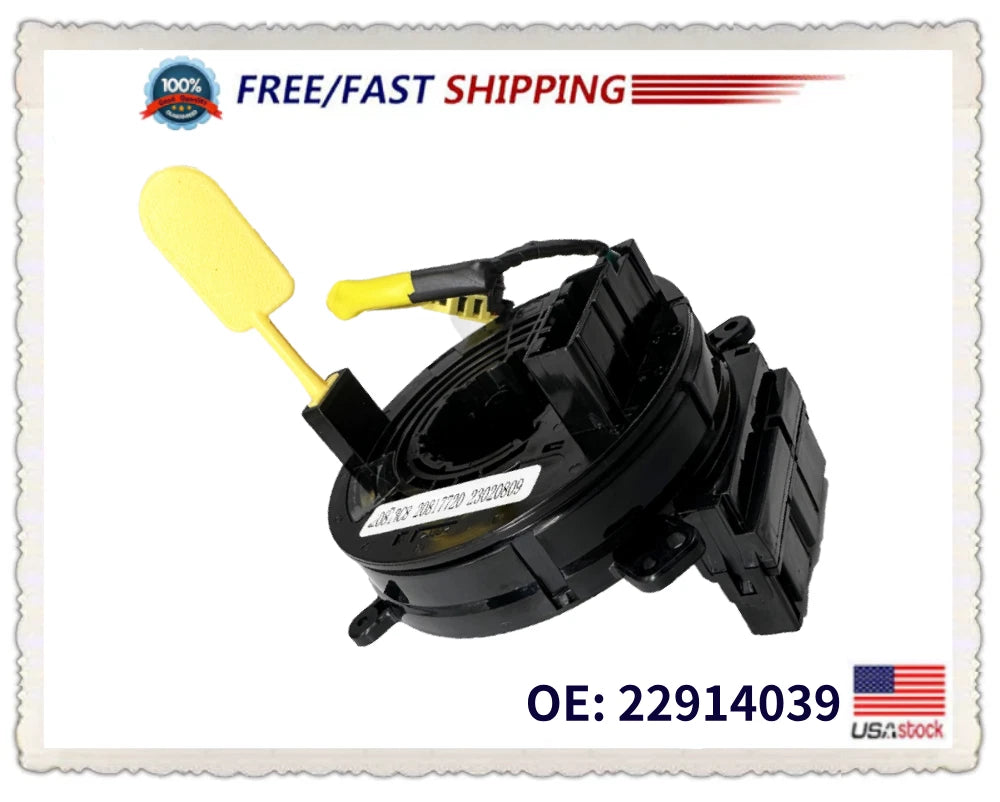 Clockspring w/Steering Wheel Position Sensor 22914039 for Chevy Cruze (2013–2015)