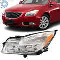 Halogen Headlight for Buick Regal (2011–2013) Chrome Driver Left Side