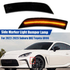 LED Front Bumper Side Marker Lights for Toyota GR86 Subaru BRZ (2022–2024)