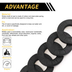 Set of 5 Oil Seal Rotary Shaft Seal NBR Rubber 40x80x10mm