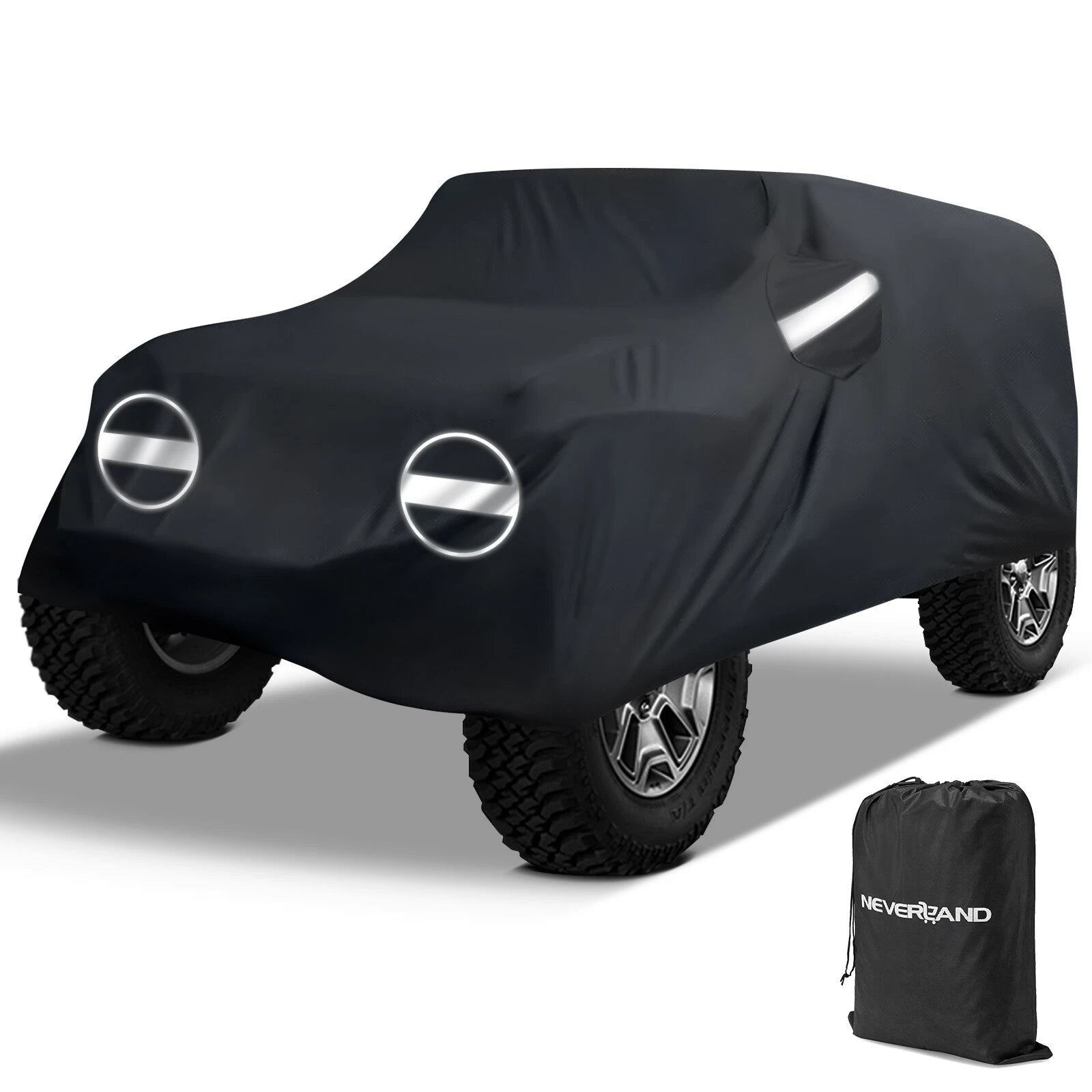 Waterproof SUV Cover for Jeep Wrangler JK JL 2 Door (2007–2024)