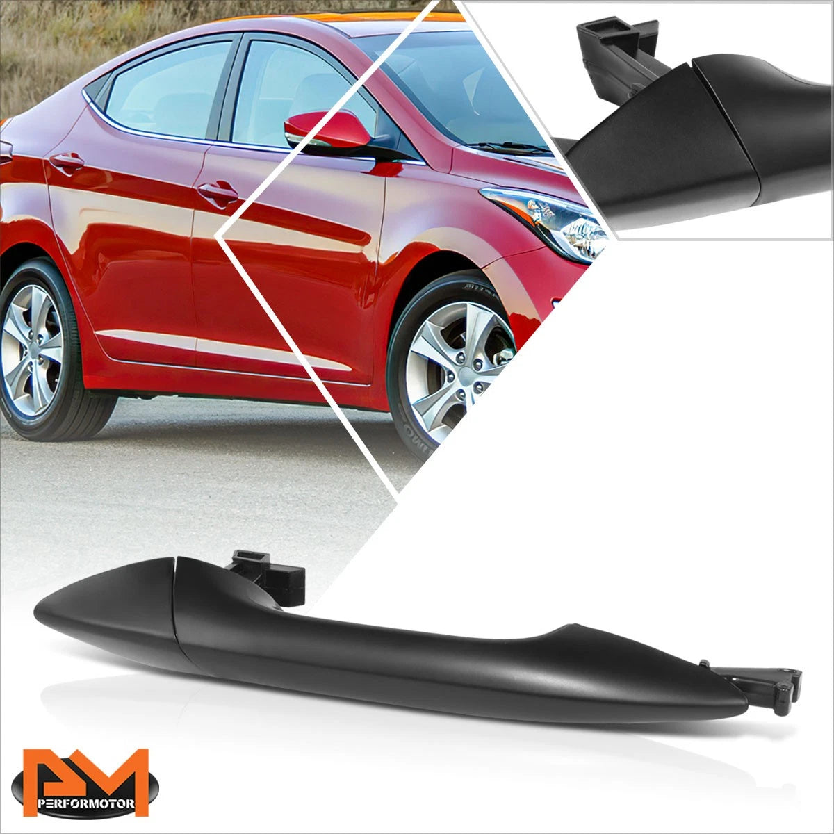 Front Right Exterior Door Handle for Elantra (2011–2016) - Primered