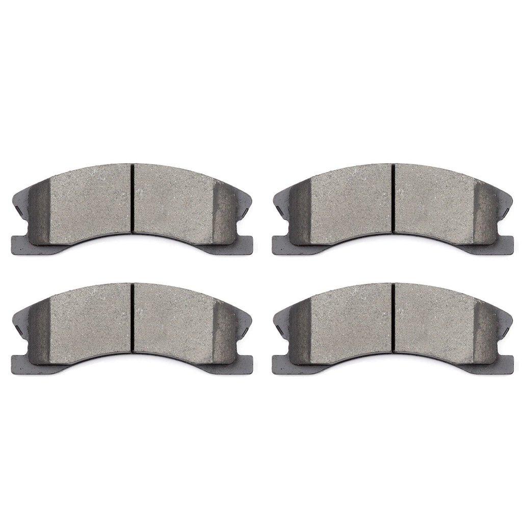 Set of 4 Rotors + Ceramic Brake Pads for Jeep Grand Cherokee (1999–2004)
