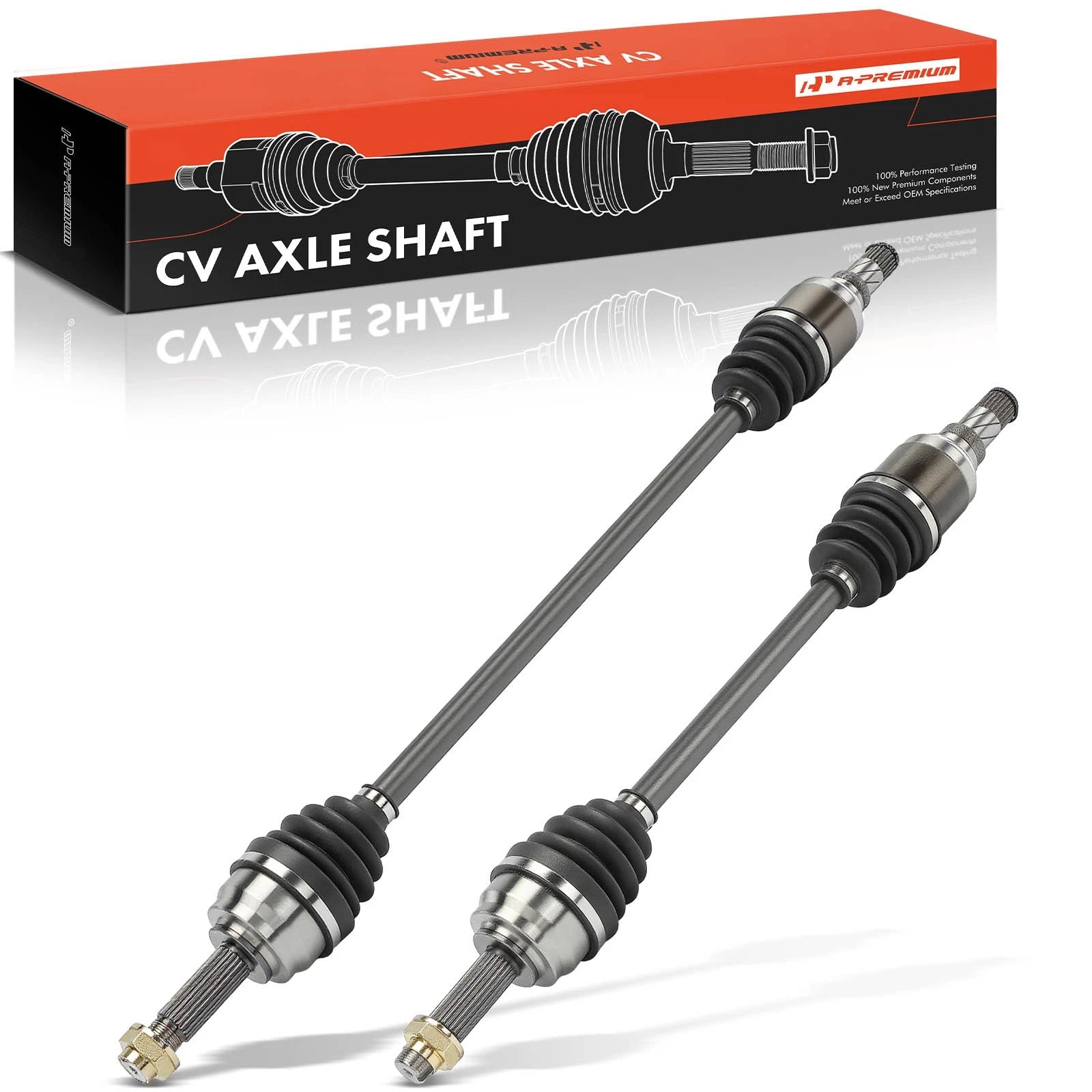 2X Front CV Axle Assembly for Mitsubishi Mirage G4 (2017–2022)