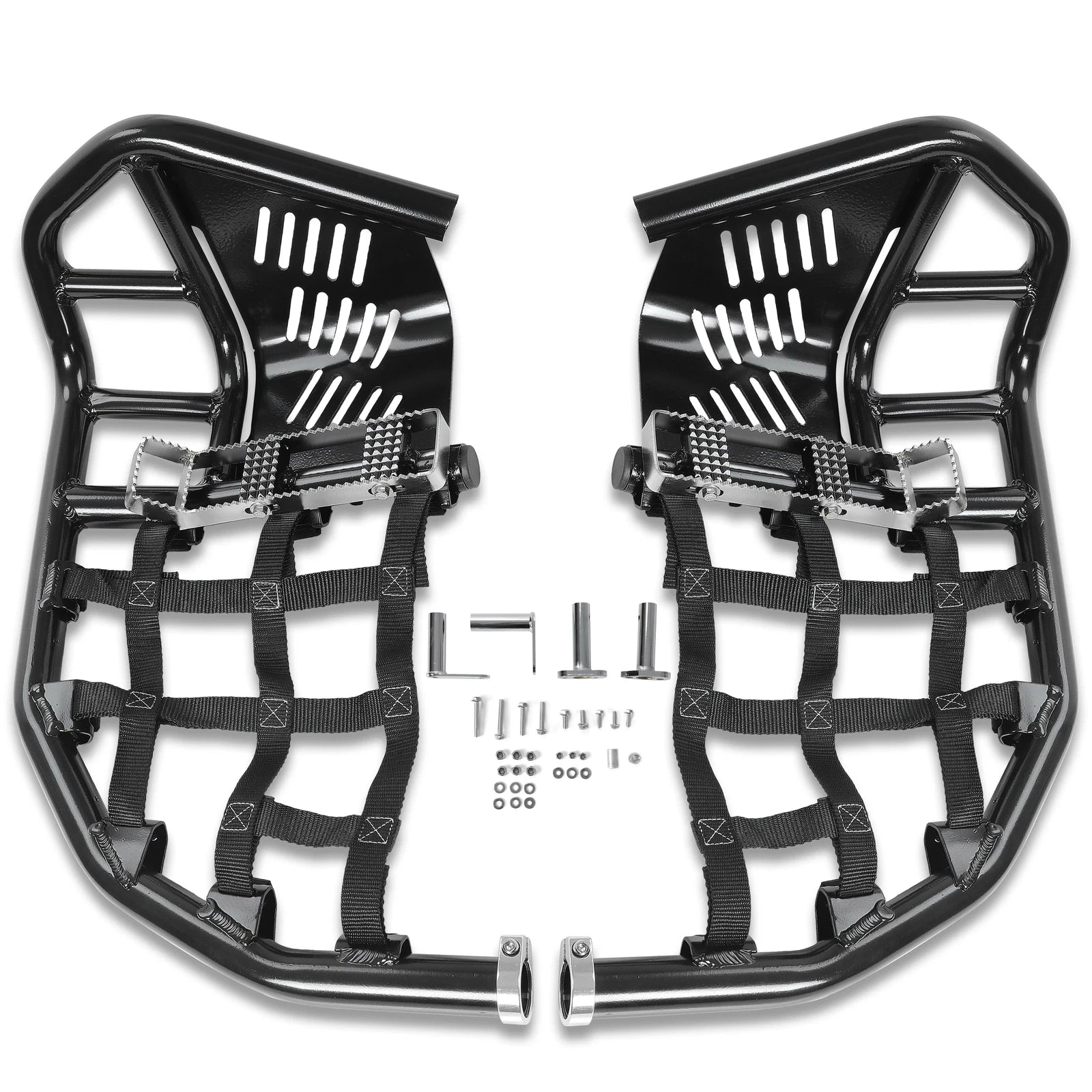 Nerf Bars Heel Guard Pro Peg Pair Black for Honda TRX 450R 450ER (2004–2009)
