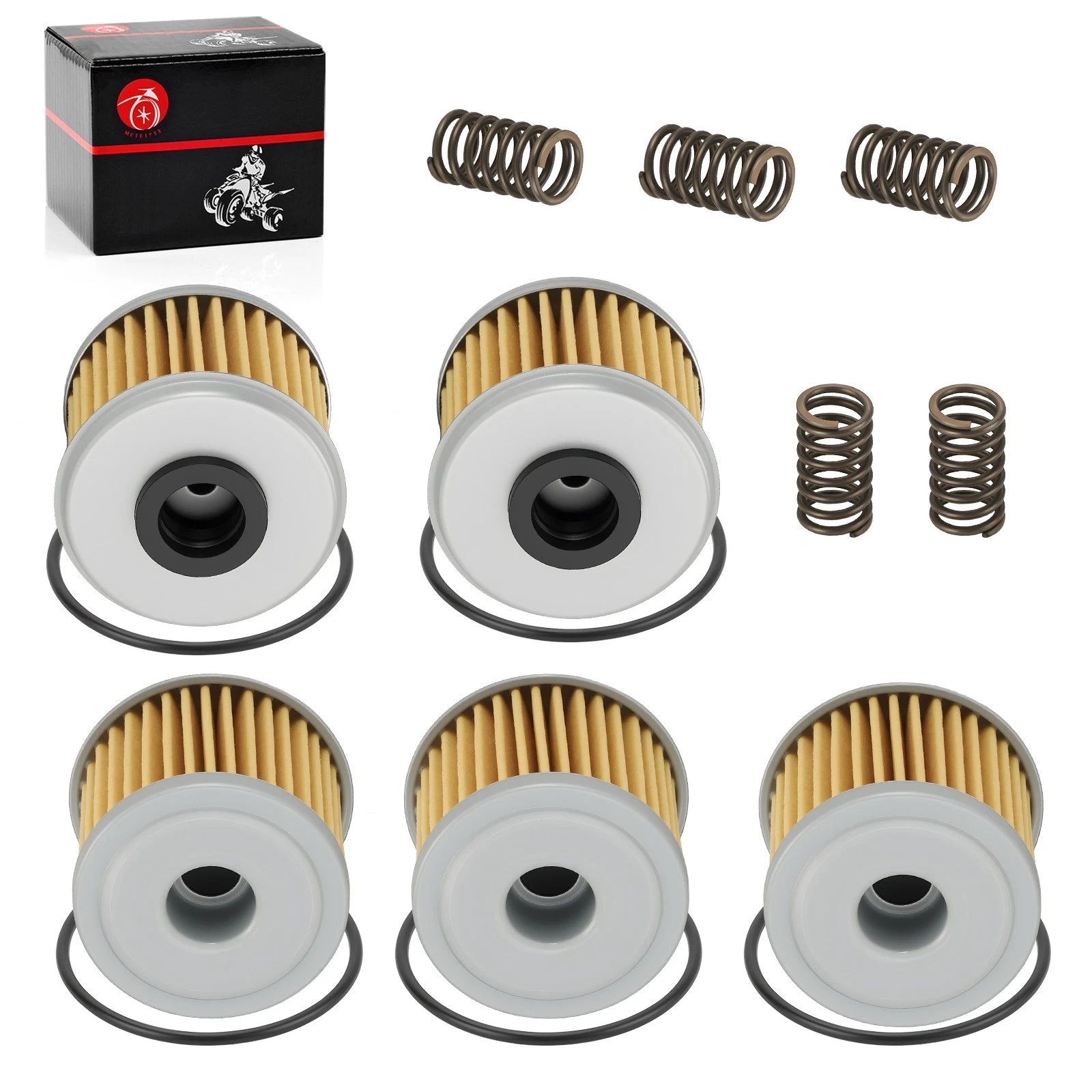 5X Oil Filter O-Ring Spring for Honda TRX450ER (2006–2009, 2012–2014) 15412-MEN-671