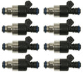 Set of 8 Fuel Injectors for Chevy B7 C2500 P30 C3500HD GMC K2500 (1990–1999)