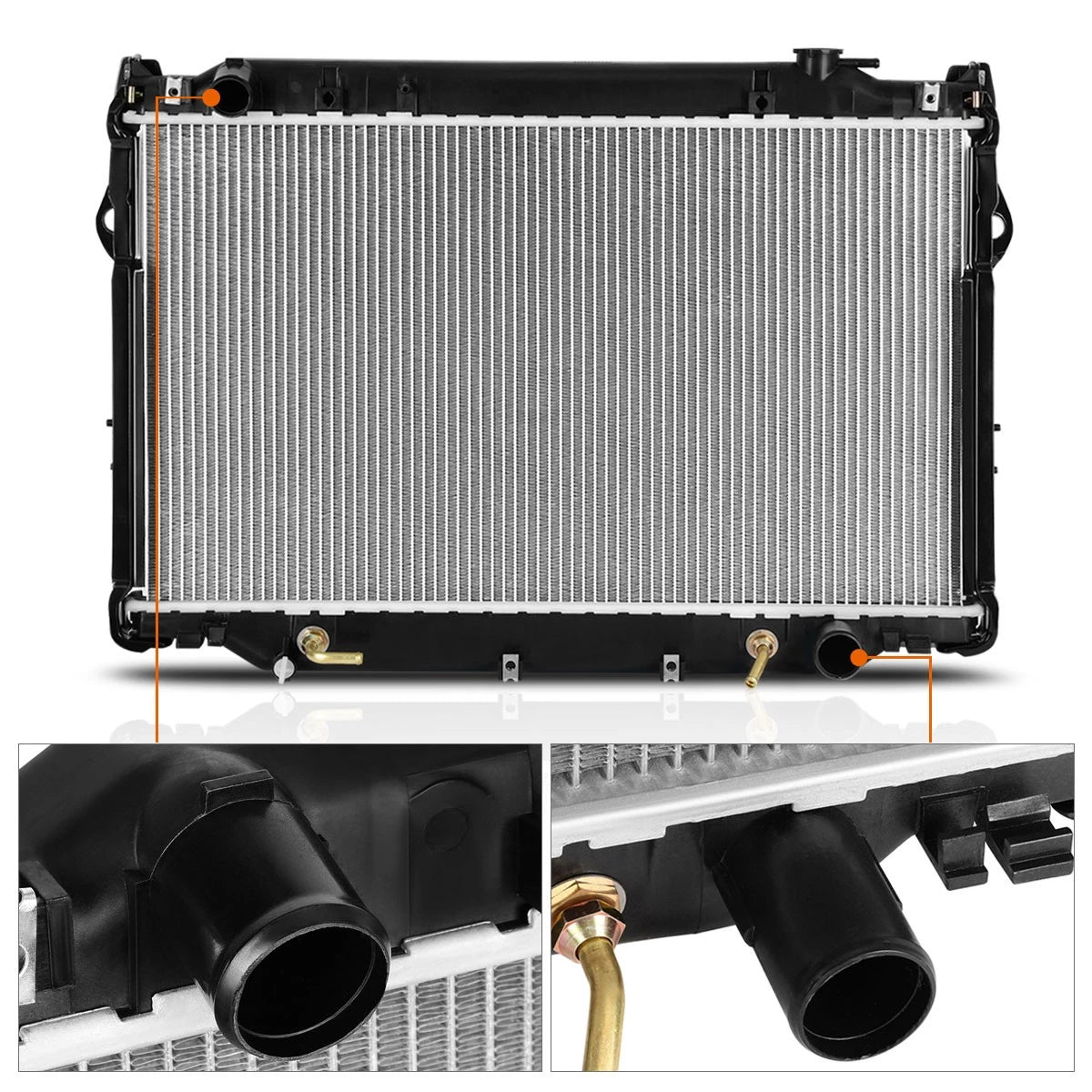 OE Style Aluminum Cooling Radiator for Land Cruiser/LX450 (1993–1997) DPI-1917