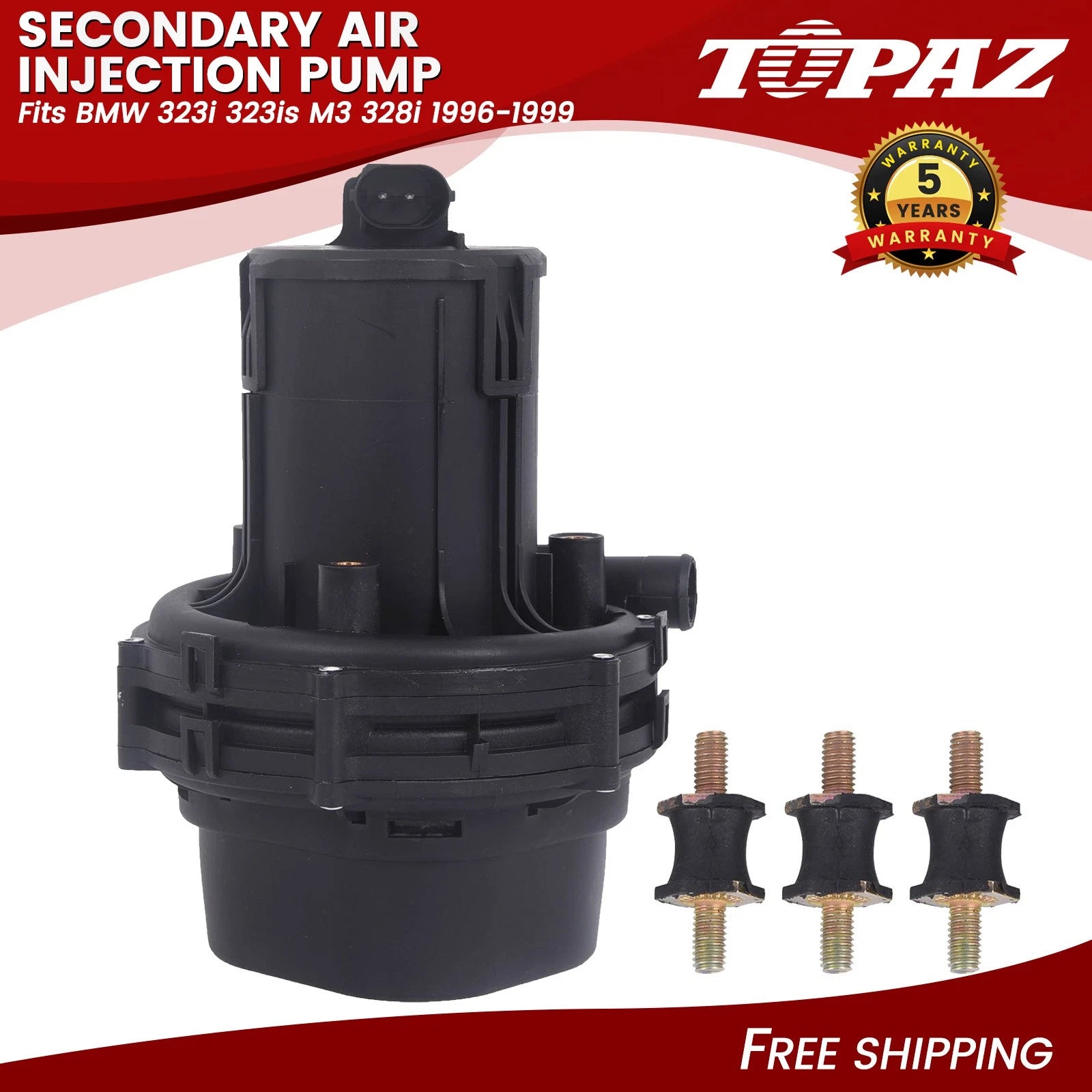 Secondary Air Injection Pump for BMW 323i M3 328i (1996–1999)