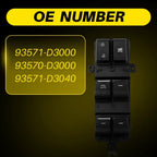 Master Power Window Switch for Hyundai Tucson (2016–2018) 93571-D3000