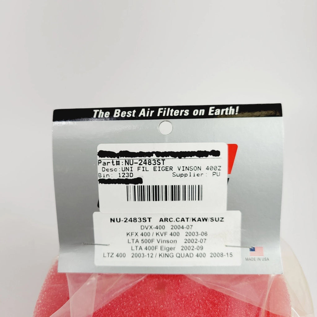 UNI Foam Air Filter NU-2483ST for Suzuki QuadSport LT-Z400 (2003–2014)