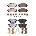 PowerStop 2X Front Rear Carbon Fiber Ceramic Brake Pad Kit for CT200h Prius (2011–2017)