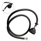 Black Rubber Hose Spray Nozzle with Brass Accessories for Shampoo Bowl (N/A)