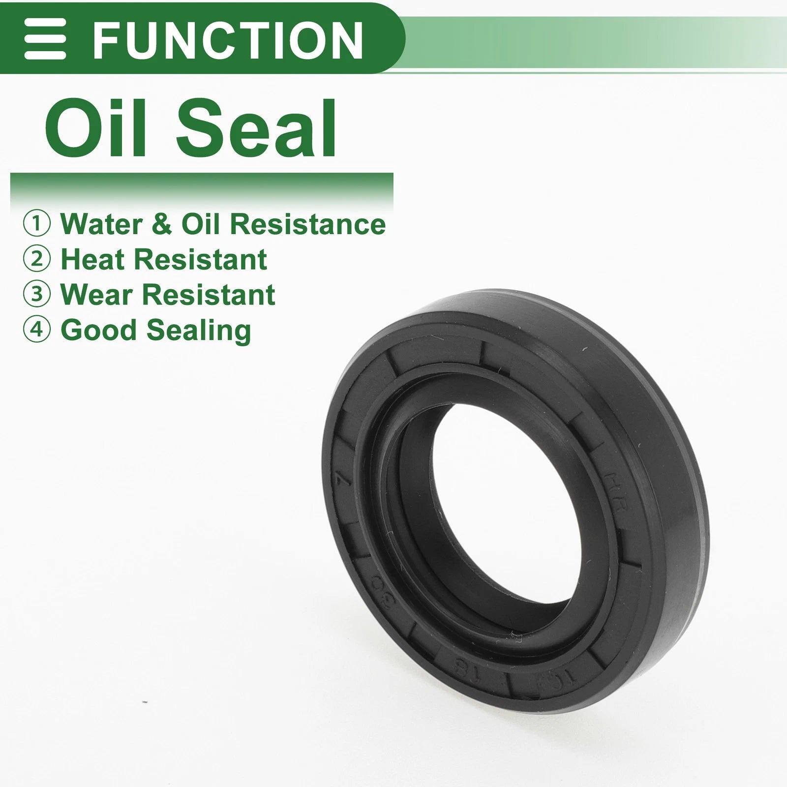 Set of 5 Oil Seal Rotary Shaft Seal NBR Rubber 18x30x7mm