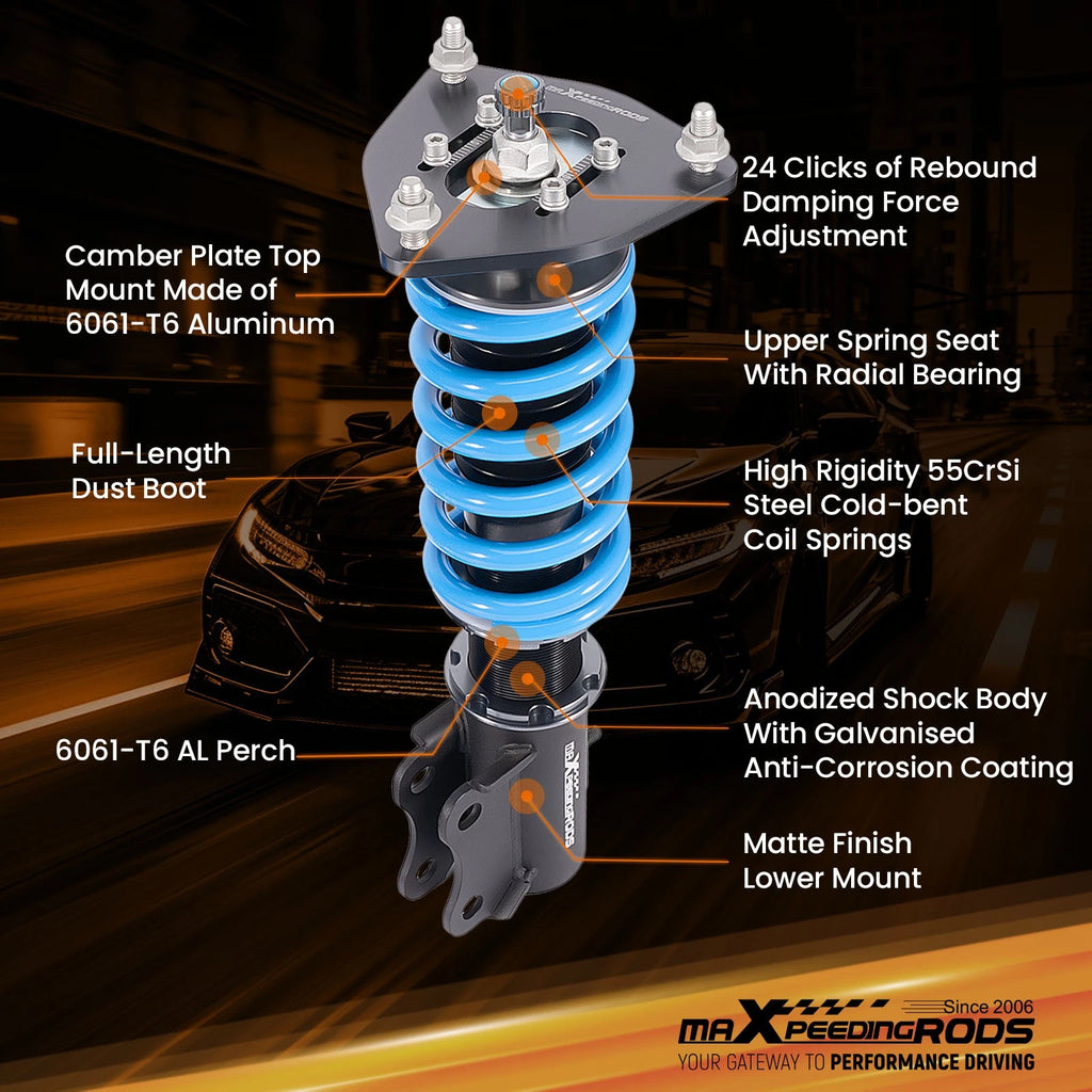 Coilovers Suspension Kit for Mitsubishi Lancer EVO 7 8 9 (2001-2006)