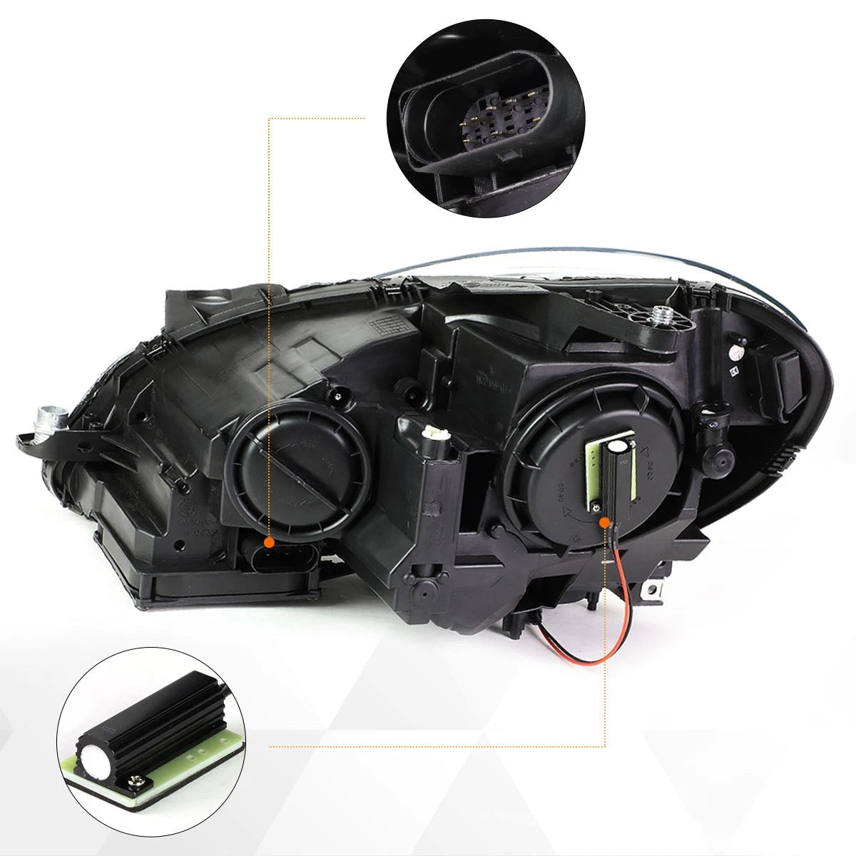 Full LED Switchback Turn Signal Projector Headlights for Ford F-150 (2018–2020)