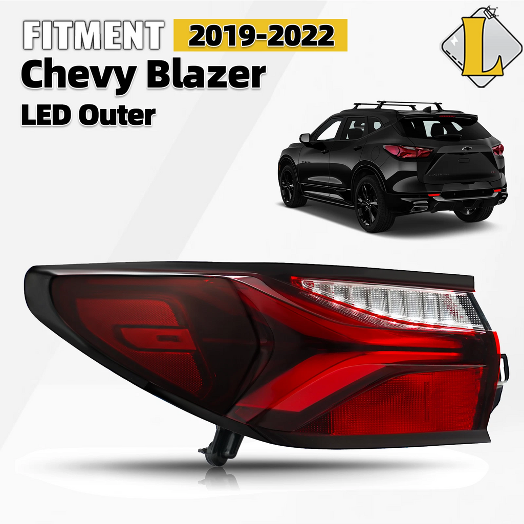 LED Rear Outer Tail Light Assembly for Chevy Blazer (2019–2022)