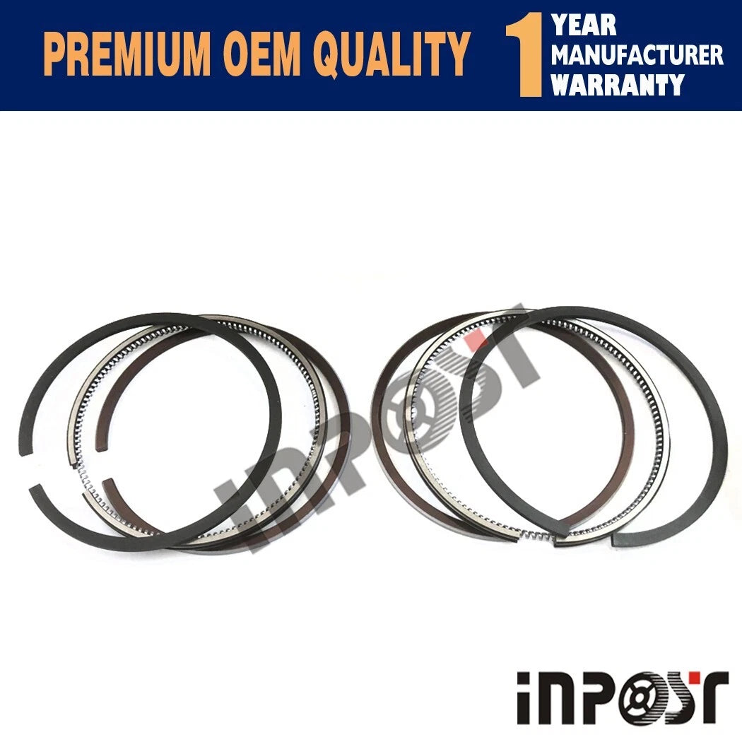 Set of 2 Piston Rings STD for Kubota Z402 15821-21050 64mm