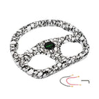 14" D Shape Flat Drift Racing Steering Wheel for Universal Fit (6 Holes)