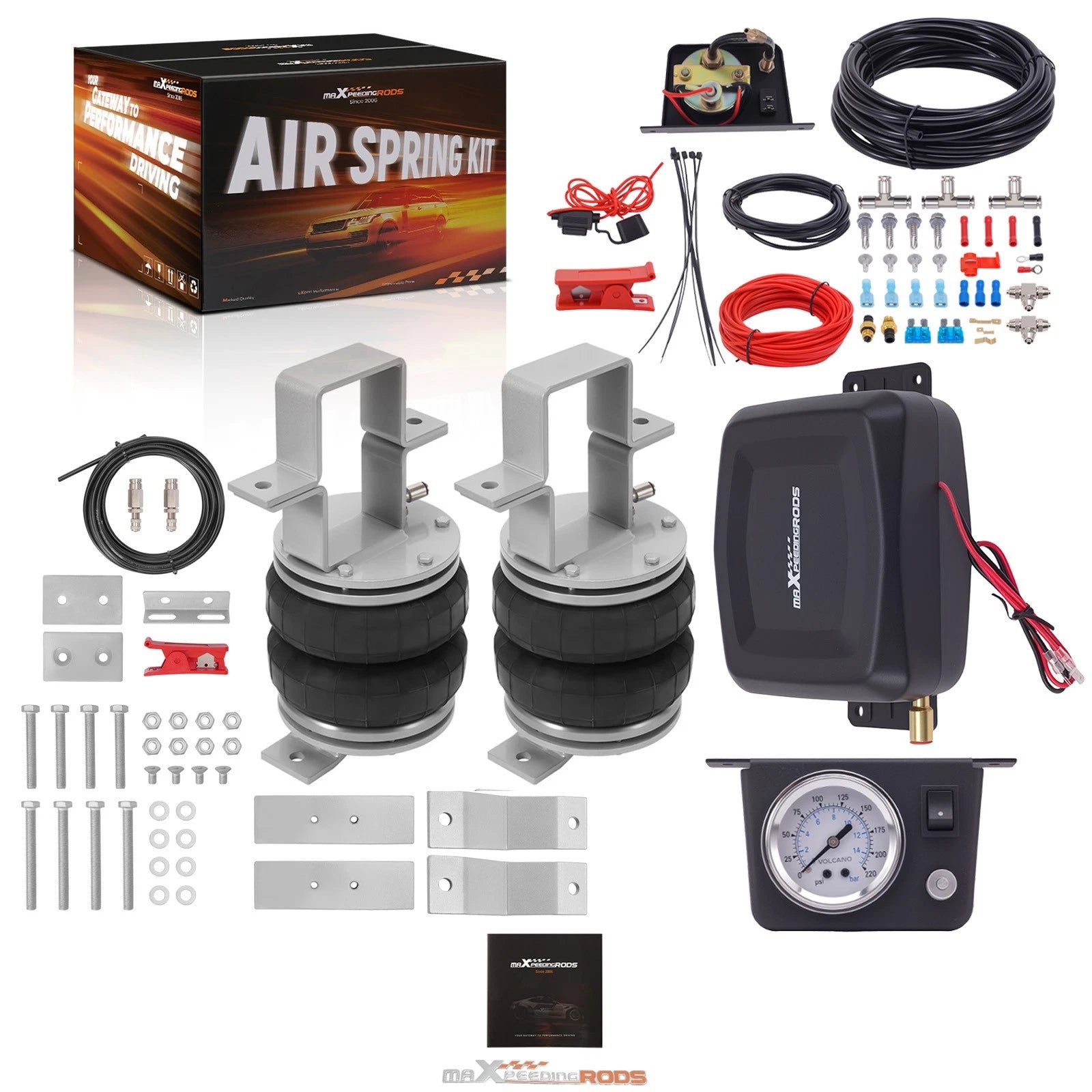 Air Suspension Kit + Air Shock Compressor for Mercedes Sprinter Van
