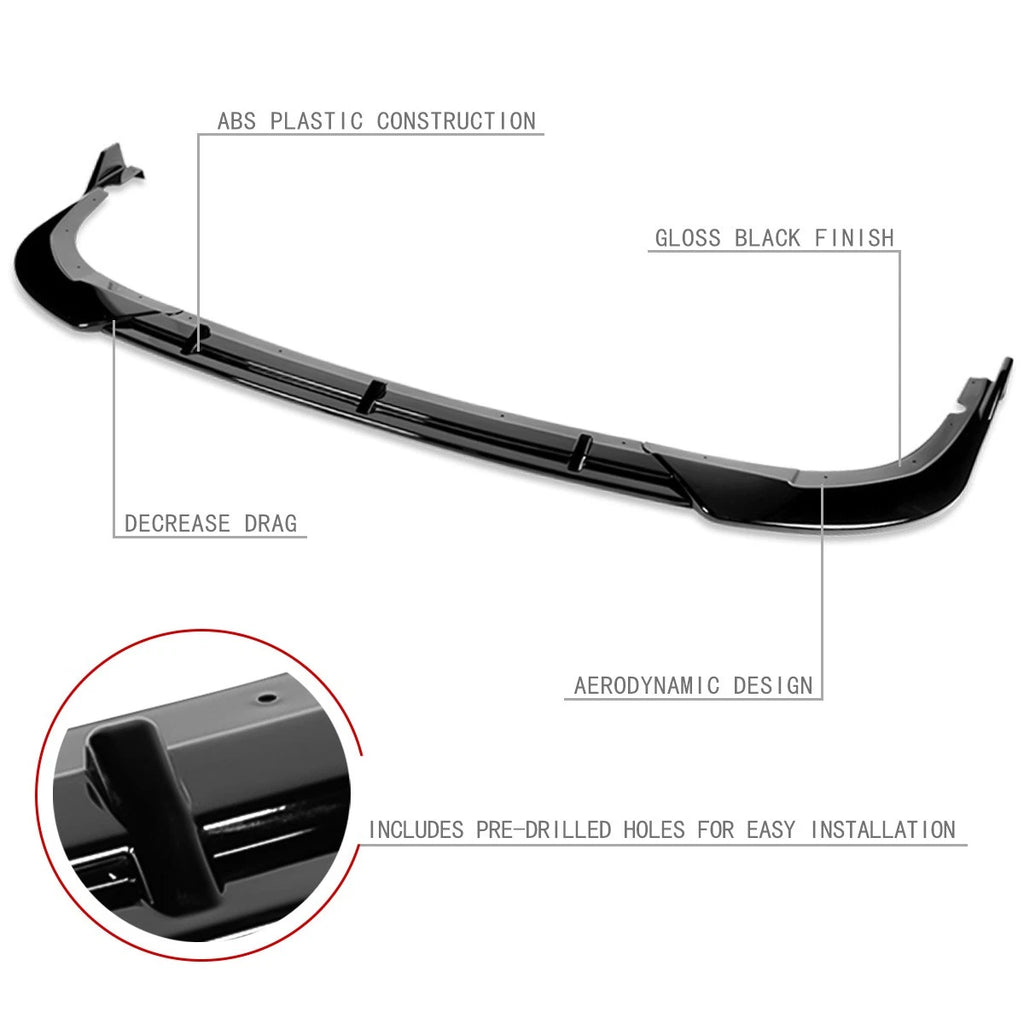 Front Bumper Lip Splitter Under Diffuser for Kia Optima SX/SXL (2016–2018)