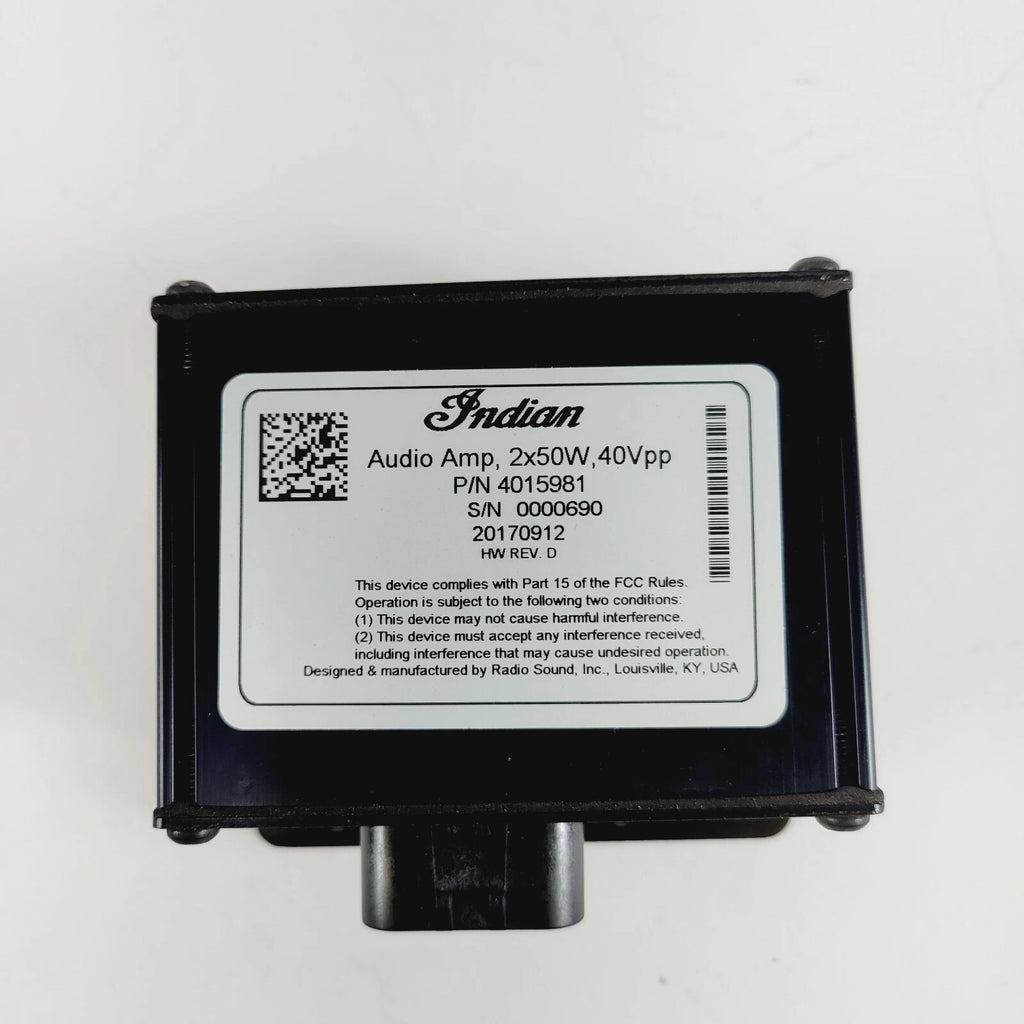 OEM Saddlebag Amp Amplifier Audio Module for Indian Chieftain Dark Horse (2014–2023)