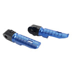 Blue Rear Footrests Pegs for Peugeot Speedfight 4 50 125 150 (All Years)