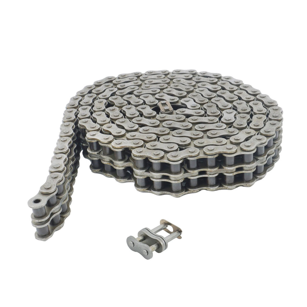 Double Strand Duplex Roller Chain for Various Applications (10 Feet)