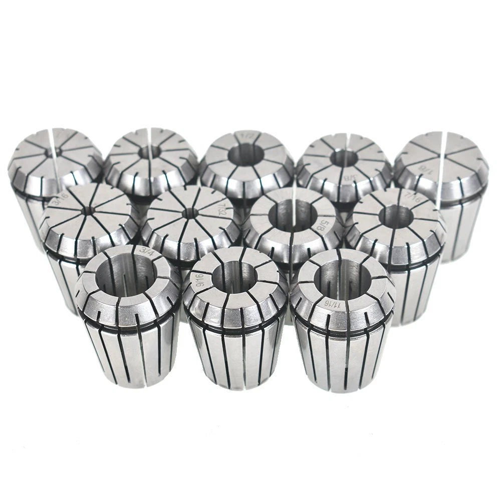 Set of 12 ER32 Spring Collets for CNC Milling Lathe Engraving Machine