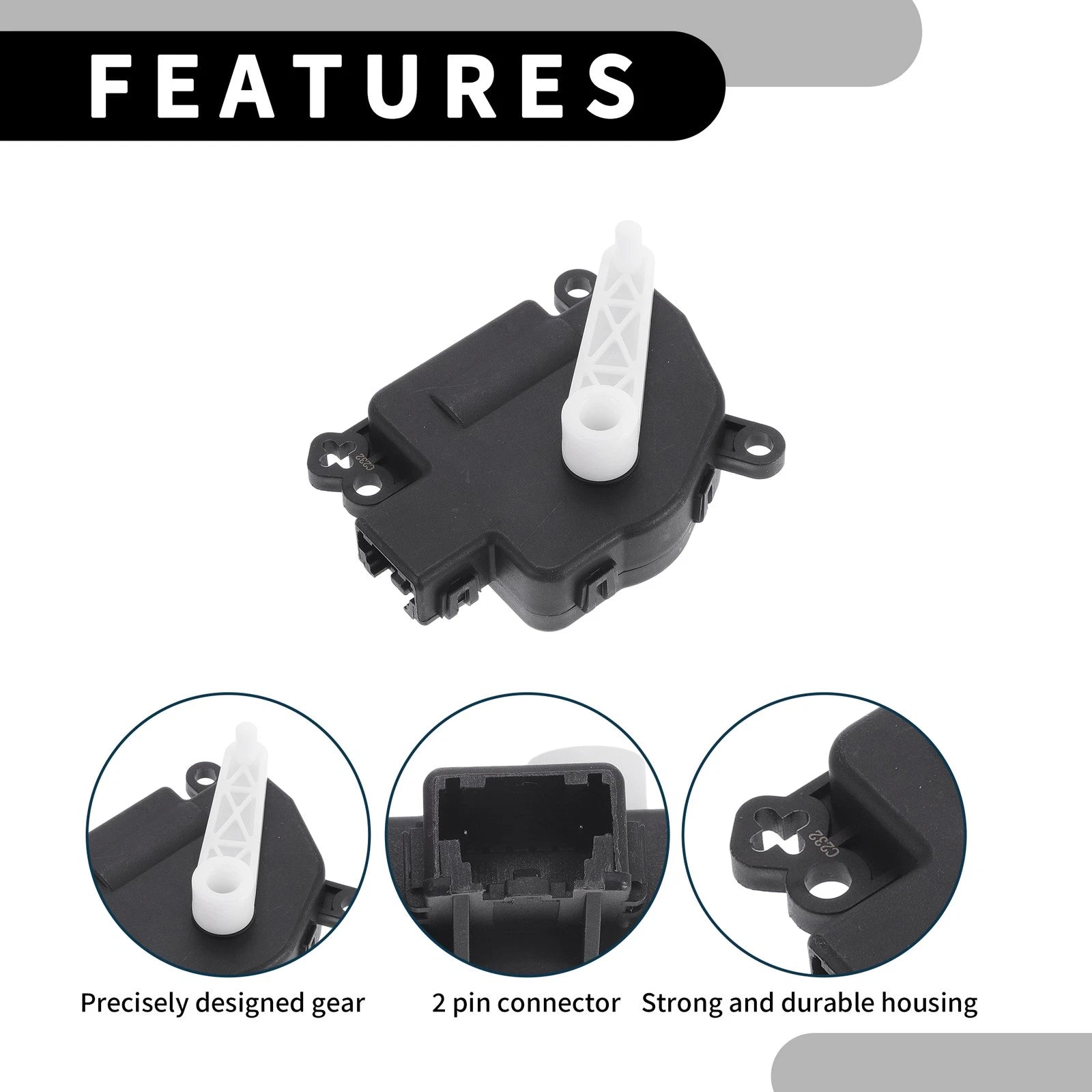 HVAC Heater Blend Door Control Actuator for Ford Mustang (2005–2009)