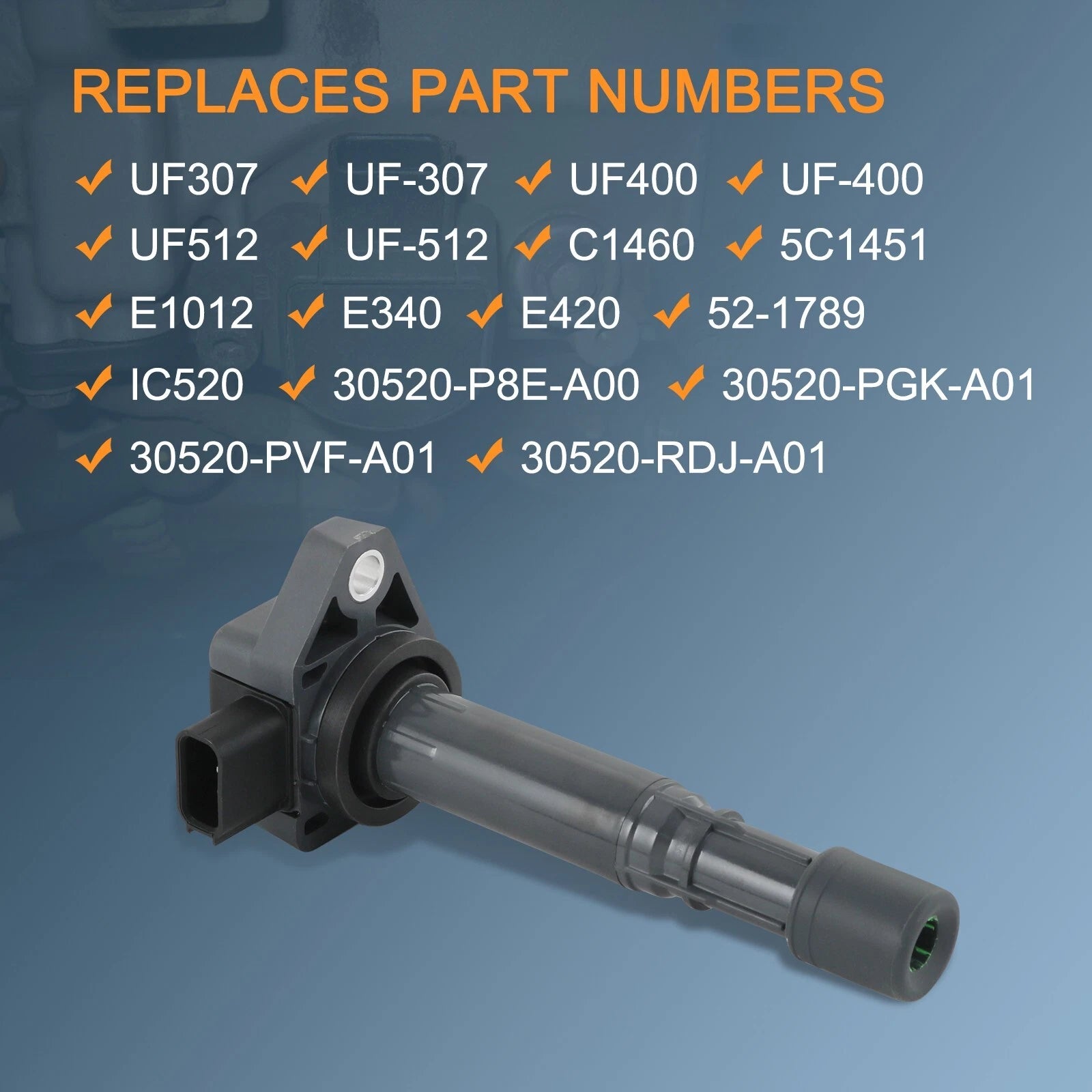 Set of 4 Ignition Coils for Honda Civic Acura EL (2001–2005)