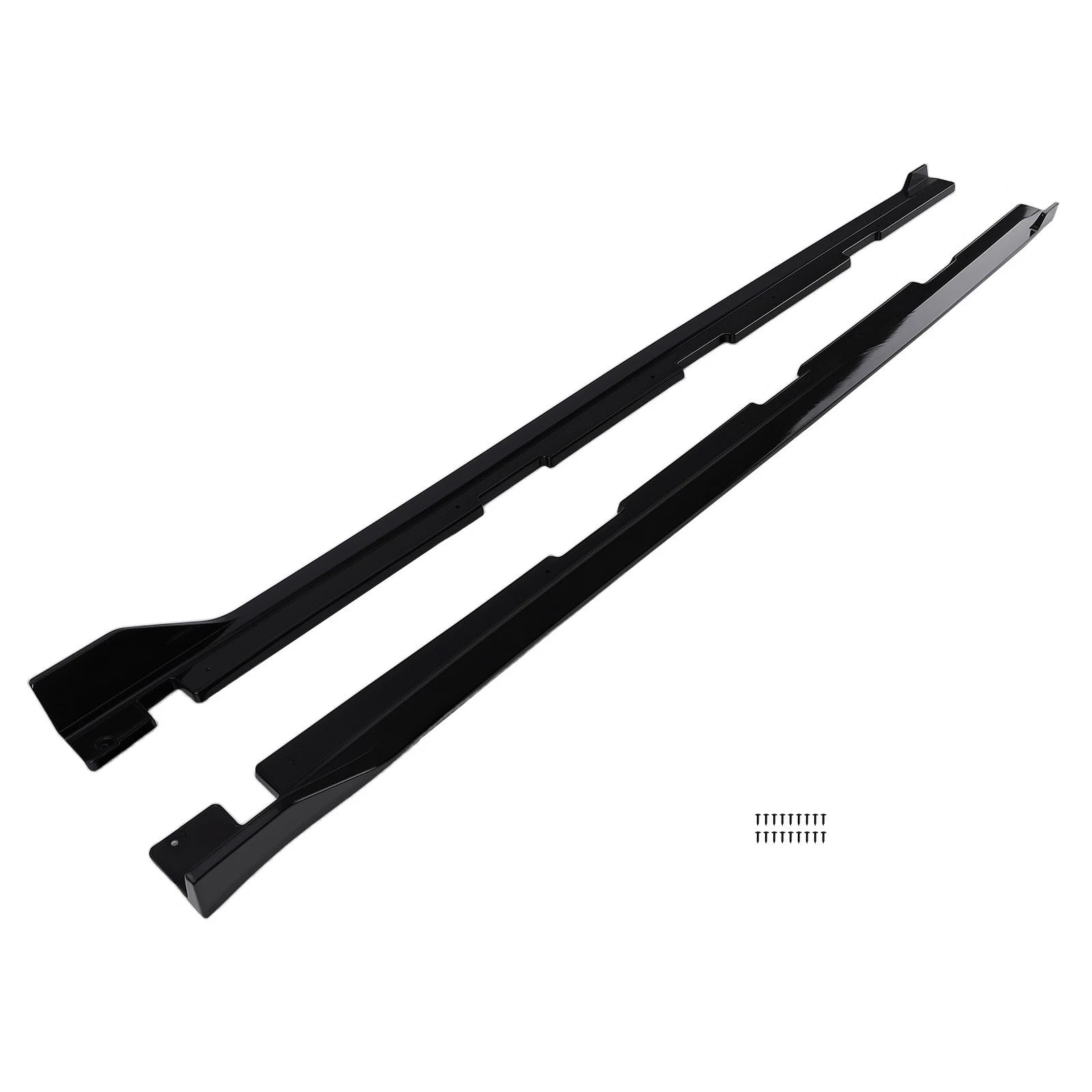 2X Side Body Panel Kit for Honda Civic Sedan Hatchback (2016-2021) Black