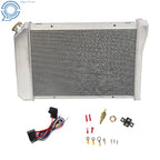 3-Row Aluminum Radiator with Shroud Fan Kit for Chevy El Camino (1971–1987)