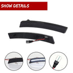 Set of 4 Smoked White LED Side Marker Lights for Mini Cooper (2002–2008)