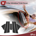 Door Pillar Window Trim for Hyundai Verna 2008-2016 Black
