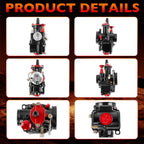 PWK 24mm Racing Carburetor Kit for Dirt Bike ATV Scooter (50cc–80cc)