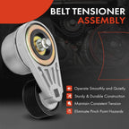 Belt Tensioner with Pulley for Ford F-650 F-750 (2000–2004)